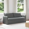 Sofa Tamsiai pilka 195 x 82 x 85 cm Metalas