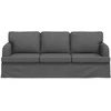 Sofa Tamsiai pilka 142 x 80 x 85 cm Metalas