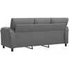 Sofa Tamsiai pilka 214 x 85 x 93 cm Aksomas