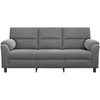 Sofa Tamsiai pilka 214 x 85 x 93 cm Aksomas