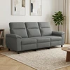 Sofa Tamsiai pilka 214 x 90 x 95 cm Audinys