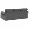 Sofa Tamsiai pilka 215 x 138 x 80 cm Metalas