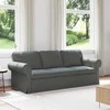 Sofa Tamsiai pilka 215 x 82 x 80 cm Metalas