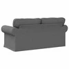 Sofa Tamsiai pilka 215 x 82 x 80 cm Metalas