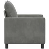 Sofa Tamsiai pilka 76 x 81 x 87,5 cm Aksomas