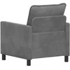 Sofa Tamsiai pilka 76 x 81 x 87,5 cm Aksomas