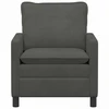 Sofa Tamsiai pilka 76 x 81 x 87,5 cm Audinys