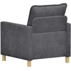 Sofa Tamsiai pilka 76 x 81 x 87,5 cm Poliesteris
