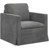 Sofa Tamsiai pilka 78 x 78 x 80 cm Aksomas
