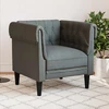 Sofa Tamsiai pilka 78,5 x 74,5 x 74,5 cm Poliesteris