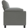 Sofa Tamsiai pilka 94 x 85 x 93 cm Aksomas