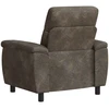 Sofa Tamsiai pilka 95 x 90 x 95 cm Dirbtinė suedė oda