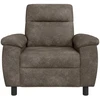 Sofa Tamsiai pilka 95 x 90 x 95 cm Dirbtinė suedė oda