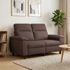 Sofa Tamsiai rudas 158 x 90 x 95 cm Audinys