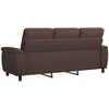 Sofa Tamsiai rudas 214 x 90 x 95 cm Audinys
