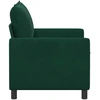 Sofa Tamsiai žalia 126 x 81 x 87,5 cm