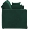 Sofa Tamsiai žalia 138 x 78 x 80 cm Aksomas