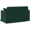 Sofa Tamsiai žalia 138 x 78 x 80 cm Aksomas
