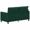 Sofa Tamsiai žalia 156 x 81 x 87,5 cm Aksomas