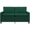 Sofa Tamsiai žalia 156 x 81 x 87,5 cm Aksomas