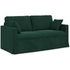 Sofa Tamsiai žalia 158 x 78 x 80 cm Aksomas
