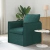Sofa Tamsiai žalia 75 x 82 x 85 cm audinys