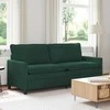 Sofa Tamsiai žalia 196 x 81 x 87,5 cm Aksomas
