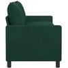 Sofa Tamsiai žalia 196 x 81 x 87,5 cm Aksomas