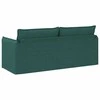Sofa Tamsiai žalia 195 x 82 x 85 cm Metalas