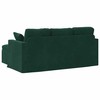 Sofa Tamsiai žalia 178 x 134 x 80 cm Aksomas