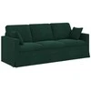 Sofa Tamsiai žalia 198 x 78 x 80 cm Aksomas