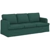 Sofa Tamsiai žalia 142 x 80 x 85 cm Metalas
