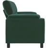 Sofa Tamsiai žalia 214 x 85 x 93 cm Aksomas