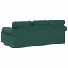 Sofa Tamsiai žalia 215 x 138 x 80 cm audinys