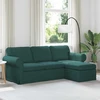 Sofa Tamsiai žalia 215 x 138 x 80 cm audinys