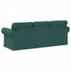 Sofa Tamsiai žalia 215 x 82 x 80 cm Metalas