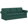 Sofa Tamsiai žalia 215 x 82 x 80 cm Metalas