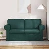 Sofa Tamsiai žalia 155 x 82 x 80 cm audinys