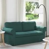 Sofa Tamsiai žalia 215 x 82 x 80 cm Metalas