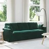Sofa Tamsiai žalia 228 x 78 x 80 cm Aksomas