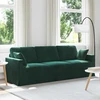 Sofa Tamsiai žalia 228 x 78 x 80 cm Aksomas
