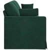 Sofa Tamsiai žalia 228 x 78 x 80 cm Aksomas