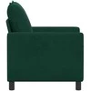 Sofa Tamsiai žalia 76 x 81 x 87,5 cm Aksomas