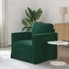 Sofa Tamsiai žalia 78 x 78 x 80 cm Aksomas