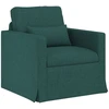 Sofa Tamsiai žalia 78 x 77 x 80 cm audinys