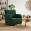 Sofa Tamsiai žalia 94 x 85 x 93 cm Aksomas