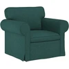 Sofa Tamsiai žalia 95 x 82 x 80 cm audinys