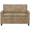 Sofa Taupe 126 x 81 x 87,5 cm Poliesteris