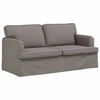 Sofa Taupe 142 x 80 x 85 cm Metalas