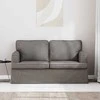 Sofa Taupe 142 x 80 x 85 cm Metalas